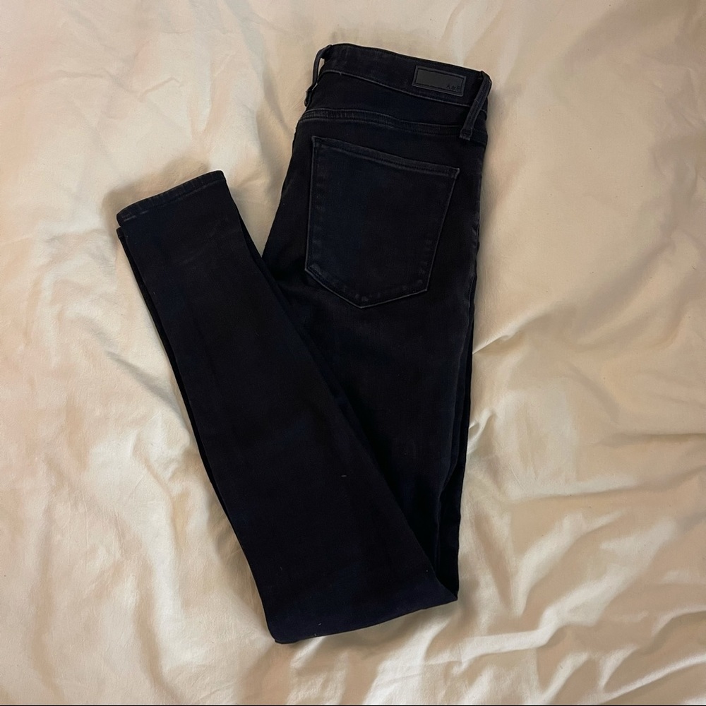 Abercrombie&Fitch Black HR Super Skinny Jeans